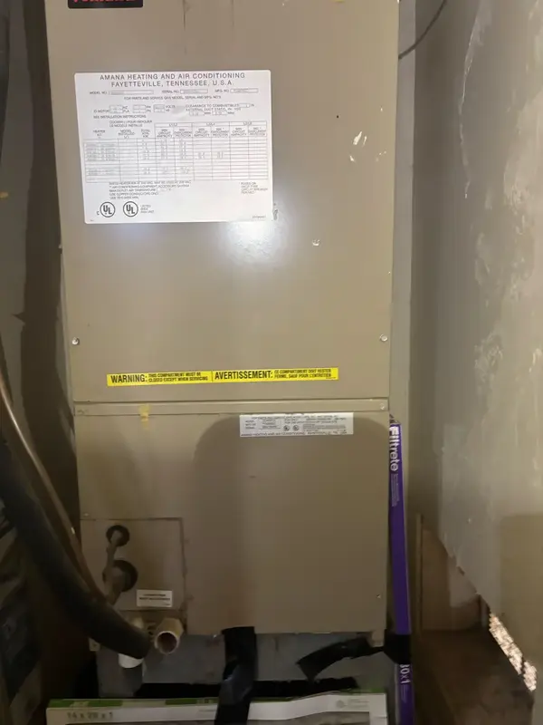 Electric air handler ready for maintenance in St. George, UT
